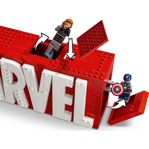 LEGO Marvel Avengers Marvel Super Heroes Logo and Minifigures 76313 5702017817866