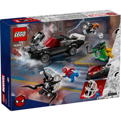 LEGO Marvel Avengers Marvel Super Heroes Spider-man vs. Venom Muscle Car 76309 5702017817828