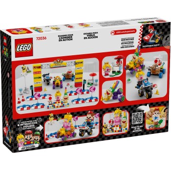 LEGO Super Mario mario kart – baby peach and grand prix set 72036 5702017816531