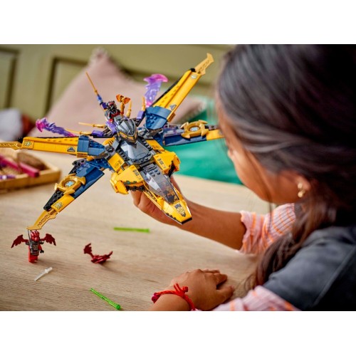 LEGO Ninjago Τζετ Σούπερ Καταιγίδας Του Ρας Και Άριν 71833 5702017815688