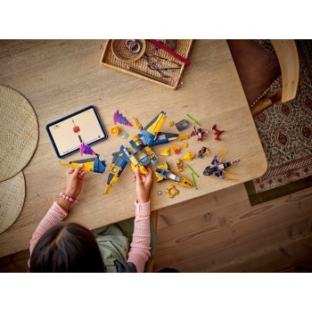 LEGO Ninjago Τζετ Σούπερ Καταιγίδας Του Ρας Και Άριν 71833 5702017815688