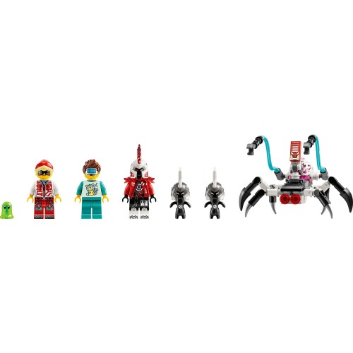 LEGO Dreamzzz Εξωστολή Τίγρης Του Κούπερ & Αυτοκίνητο Hot Rod Ζίροου 71497 5702017812472