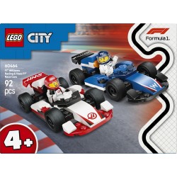 LEGO City f1 williams racing and haas race cars 60464 5702017812632