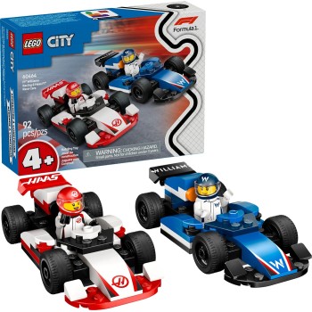 LEGO City f1 williams racing and haas race cars 60464 5702017812632