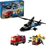LEGO City helicopter, fire truck and submarine remix 60462 5702017812625
