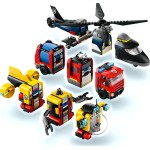 LEGO City helicopter, fire truck and submarine remix 60462 5702017812625