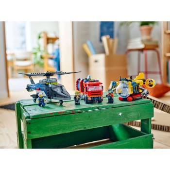 LEGO City Συλλογή Με Ελικόπτερο, Πυροσβεστικό Φορτηγό & Υποβρύχιο 60462 5702017812625