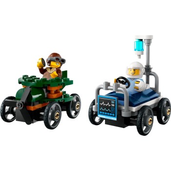 LEGO City airplane vs. hospital bed race car pack 60459 5702017812595