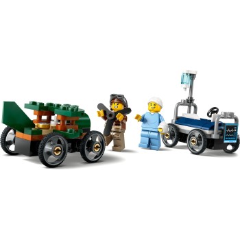LEGO City airplane vs. hospital bed race car pack 60459 5702017812595
