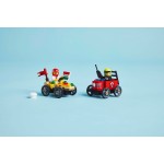 LEGO City pizza vs. fire truck race car pack 60458 5702017812588