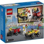 LEGO City pizza vs. fire truck race car pack 60458 5702017812588