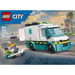 LEGO City emergency ambulance 60451 5702017812410