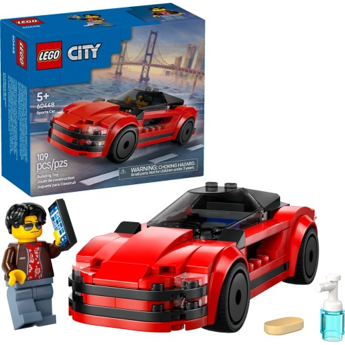 LEGO City red sports car 60448 5702017812403