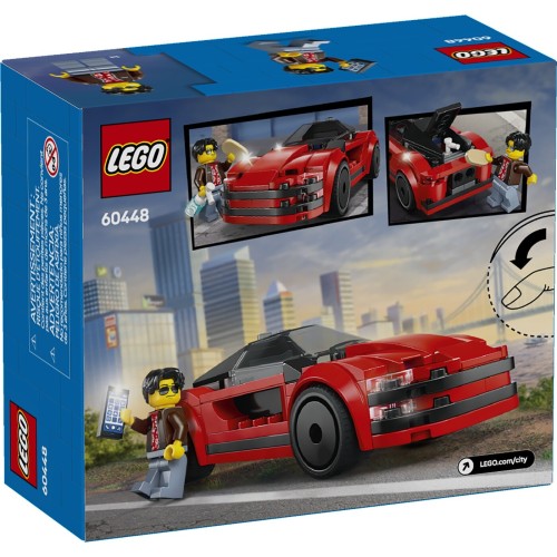 LEGO City red sports car 60448 5702017812403
