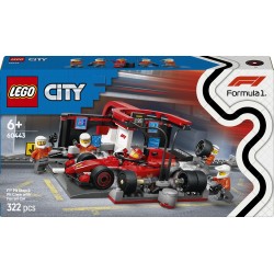 LEGO City Πιτ Στοπ F1® & Ομάδα Με Αυτοκίνητο Ferrari 60443 5702017812496