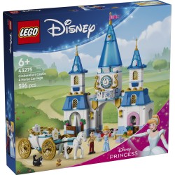 LEGO Disney Princess Το Κάστρο & Η Άμαξα Με Άλογα Της Σταχτοπούτας 43275 5702017814636