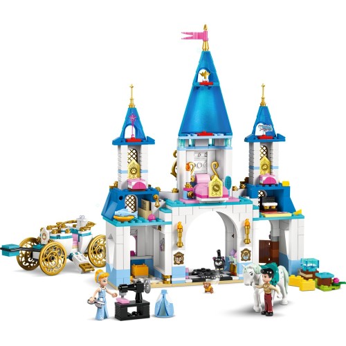 LEGO Disney Princess Το Κάστρο & Η Άμαξα Με Άλογα Της Σταχτοπούτας 43275 5702017814636