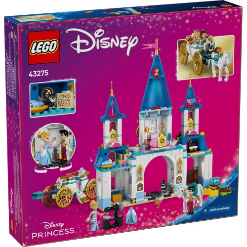 LEGO Disney Princess Το Κάστρο & Η Άμαξα Με Άλογα Της Σταχτοπούτας 43275 5702017814636
