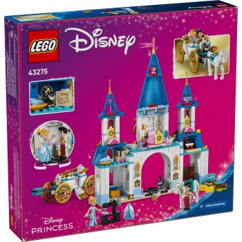 LEGO Disney Princess Disney Cinderellas Castle And Horse Carriage 43275 5702017814636
