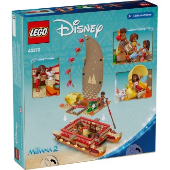 LEGO Disney Princess Disney Κανό Περιπέτειας Της Βαϊάνα 43270 5702017814599