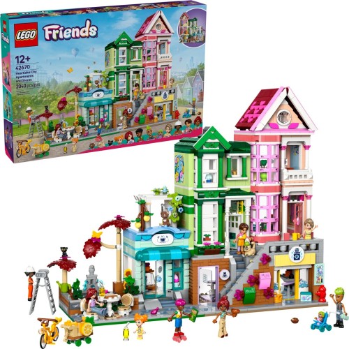 LEGO Friends heartlake city apartments and stores 42670 5702017815336