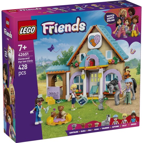 LEGO Friends Κτηνιατρείο Για Άλογα Και Κατοικίδια Ζώα 42651 5702017815190