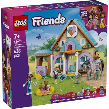 LEGO Friends Κτηνιατρείο Για Άλογα Και Κατοικίδια Ζώα 42651 5702017815190