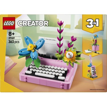 LEGO Creator 3-In-1 Typewriter With Flowers 31169 5702017822440