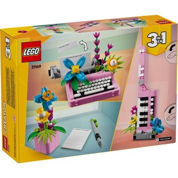 LEGO Creator 3-In-1 Typewriter With Flowers 31169 5702017822440