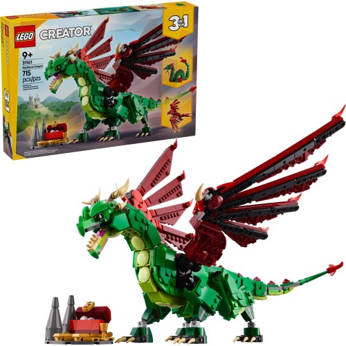 LEGO Creator 3-in-1 medieval dragon 31161 5702017822266
