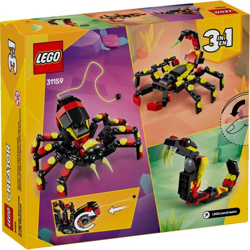 LEGO Creator Άγρια Ζώα: Εντυπωσιακή Αράχνη 31159 5702017822242