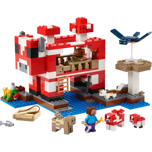 LEGO Minecraft the mooshroom house 21270 5702017815442
