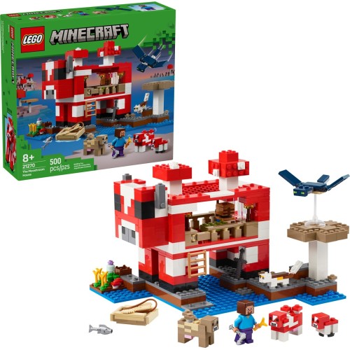 LEGO Minecraft the mooshroom house 21270 5702017815442