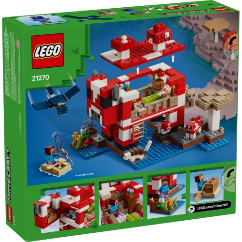 LEGO Minecraft the mooshroom house 21270 5702017815442