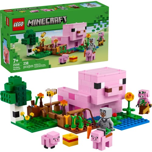 LEGO Minecraft Το Σπίτι-Μωρό Γουρούνι 21268 5702017815428