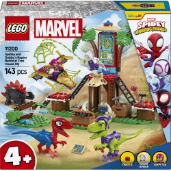 LEGO Marvel Avengers Marvel Super Heroes Μάχη Με Ράπτορες Σπάιντι Και Γκόμπι Στο Αρχηγείο Του Δεντρόσπιτου 11200 5702017814810