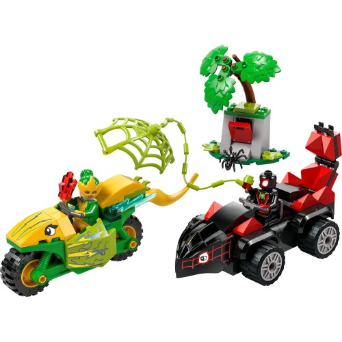 LEGO Marvel Avengers Marvel Super Heroes Κυνηγητό Σπιν Και Ελέκτρο Με Δεινοσαυρο-Οχήματα 11198 5702017814797