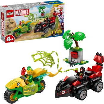 LEGO Marvel Avengers Marvel Super Heroes Κυνηγητό Σπιν Και Ελέκτρο Με Δεινοσαυρο-Οχήματα 11198 5702017814797