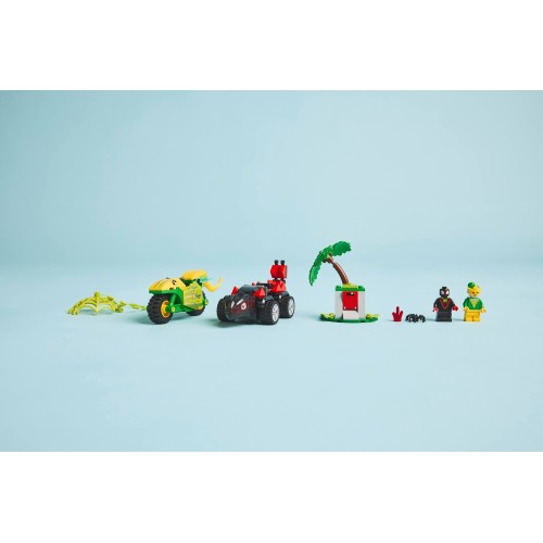 LEGO Marvel Avengers Marvel Super Heroes Κυνηγητό Σπιν Και Ελέκτρο Με Δεινοσαυρο-Οχήματα 11198 5702017814797