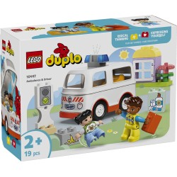 LEGO DUPLO Ambulance & Driver For Imitation Play 10447 5702017816005