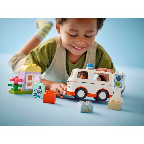 LEGO DUPLO Ambulance & Driver For Imitation Play 10447 5702017816005