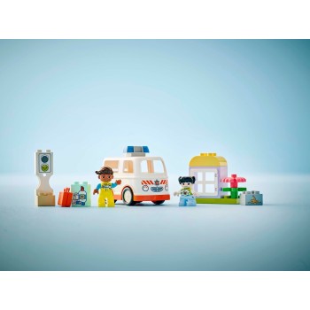 LEGO DUPLO Ambulance & Driver For Imitation Play 10447 5702017816005