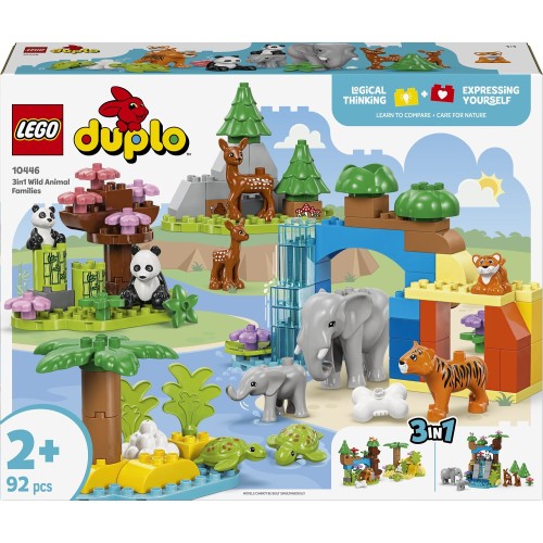 LEGO DUPLO Town 3-Σε-1 Οικογένειες Άγριων Ζώων 10446 5702017815558