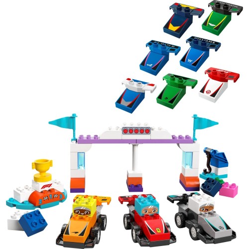 LEGO DUPLO Formula 1  Town F1® Racing Cars And Team Drivers 10445 5702017815565