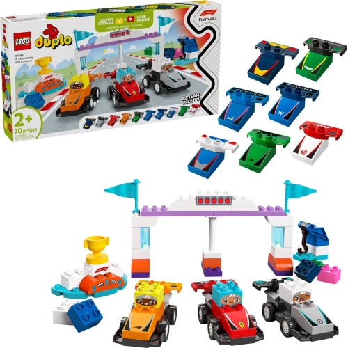 LEGO DUPLO Formula 1  Town F1® Racing Cars And Team Drivers 10445 5702017815565