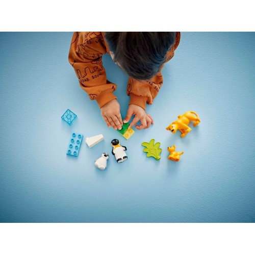 LEGO DUPLO Wild Animal Families: Penguins & Lions 10442 5702017783833