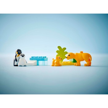 LEGO DUPLO Οικογένειες Άγριων Ζώων: Πιγκουίνοι & Λιοντάρια 10442 5702017783833