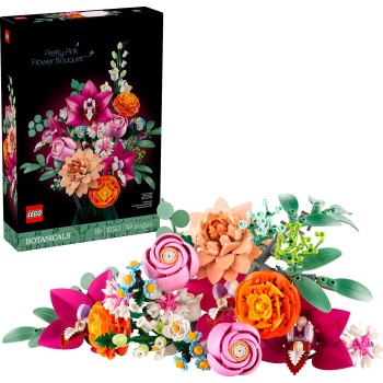 LEGO Botanicals The Botanical Collection Pretty Pink Flower Bouquet 10342 5702017812540