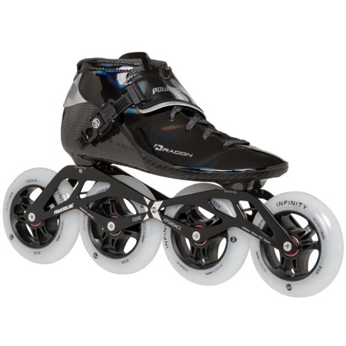POWERSLIDE dragon black 110 πατίνια - mαύρο χρώμα μαύρο, μέγεθος 43 19.904677/43 4040333594391
