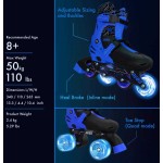 ΑΘΛΟΠΑΙΔΙΑ Yvolution Combo Skates 2 in 1 - Blue 53.NT10B4 0810012241878